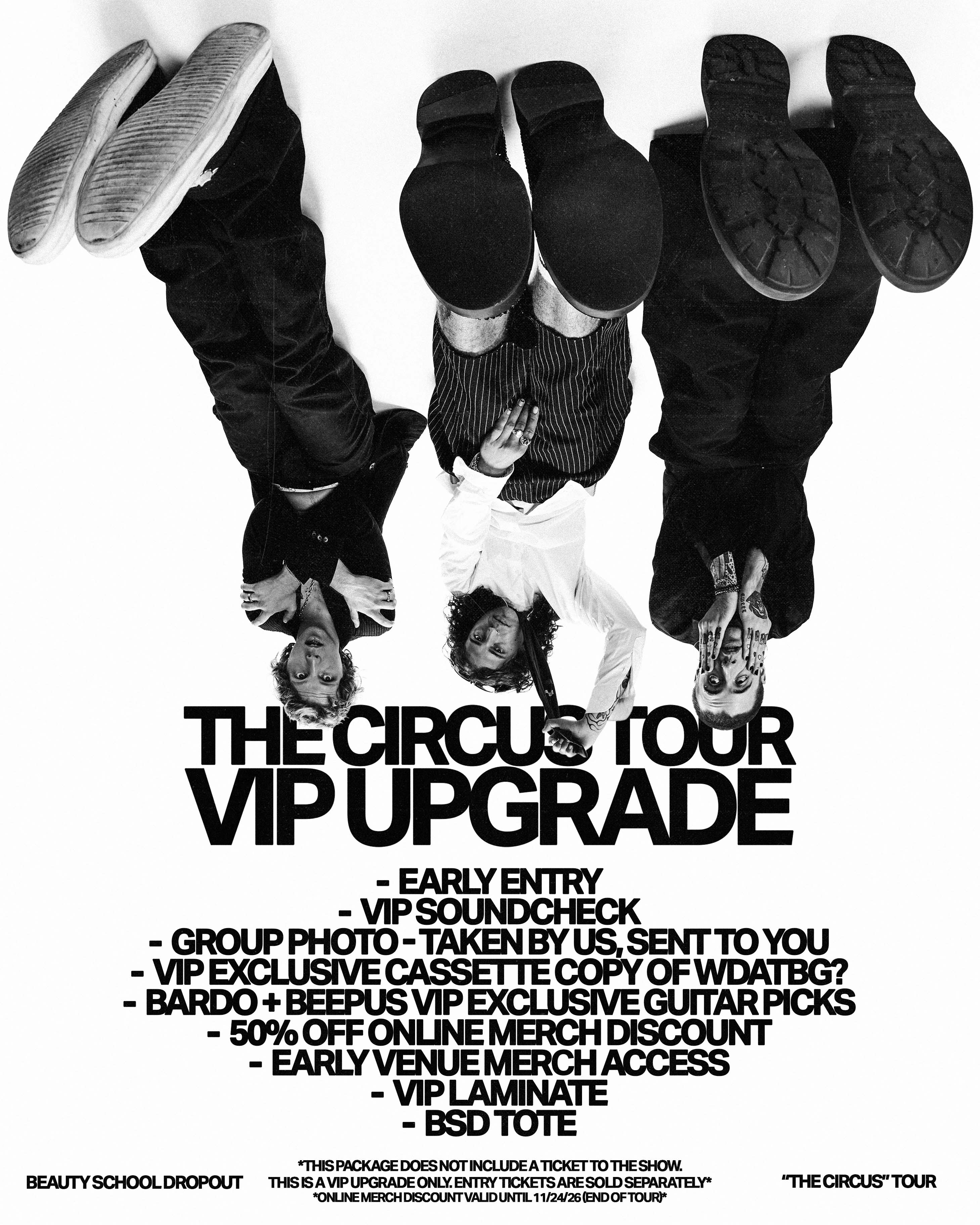 THE CIRCUS TOUR VIP UPGRADE